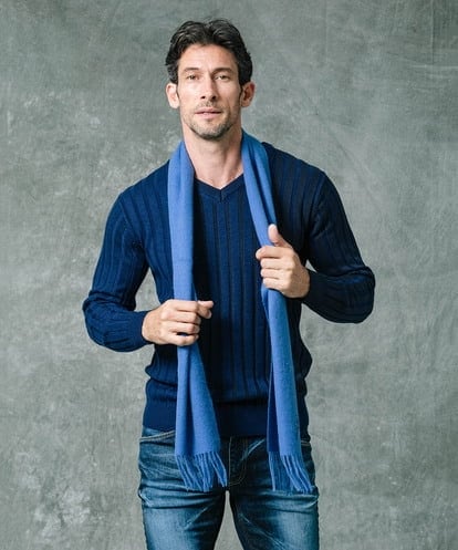 MNFAS01150 MICHEL KLEIN HOMME グラデーションVネックニット