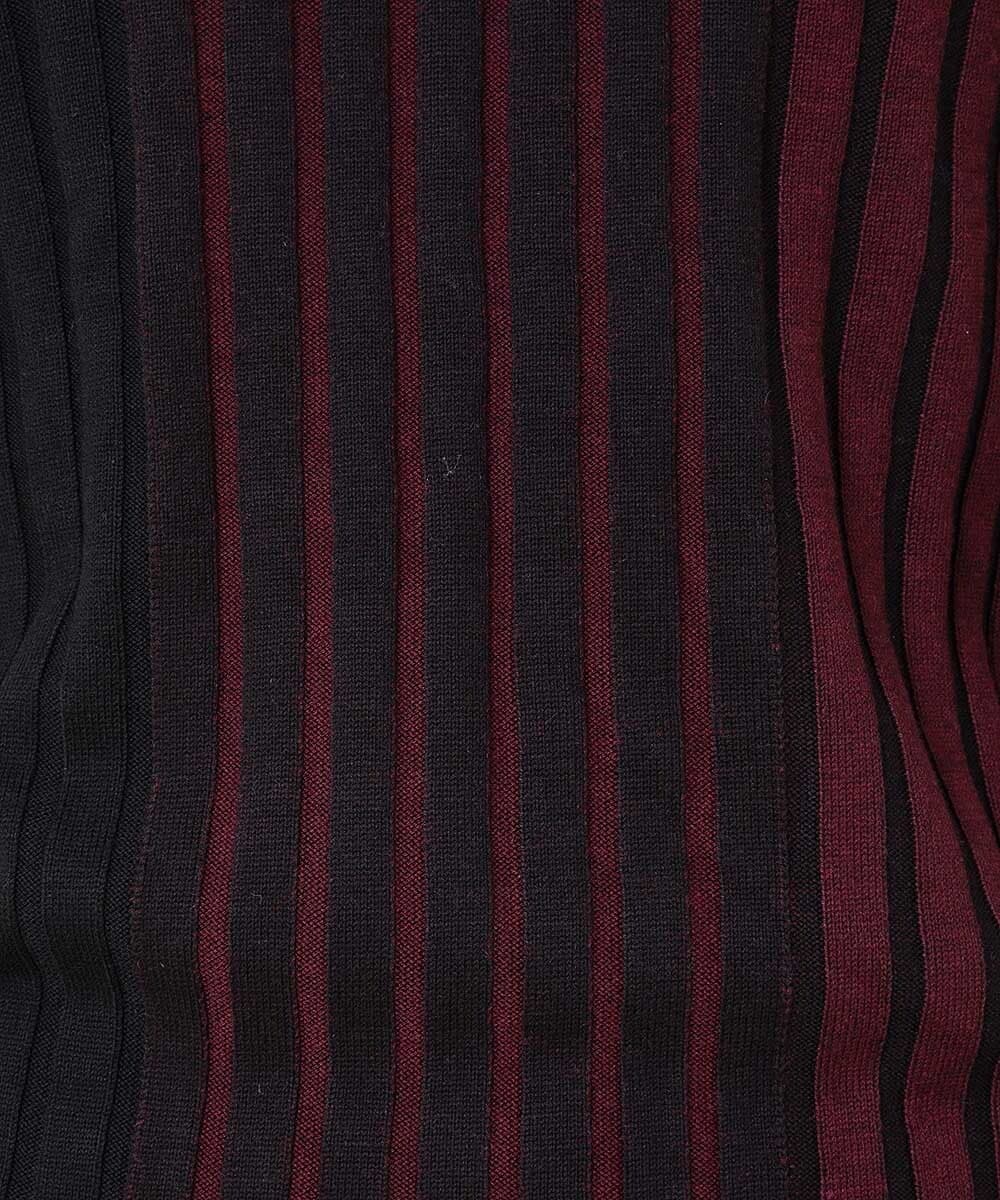 MNFAS01150 MICHEL KLEIN HOMME(ミッシェルクラン オム) グラデーションVネックニット パープル(77)