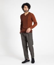 MNFAV01170 MICHEL KLEIN HOMME(ミッシェルクラン オム) グラデーションVネックニット オレンジ