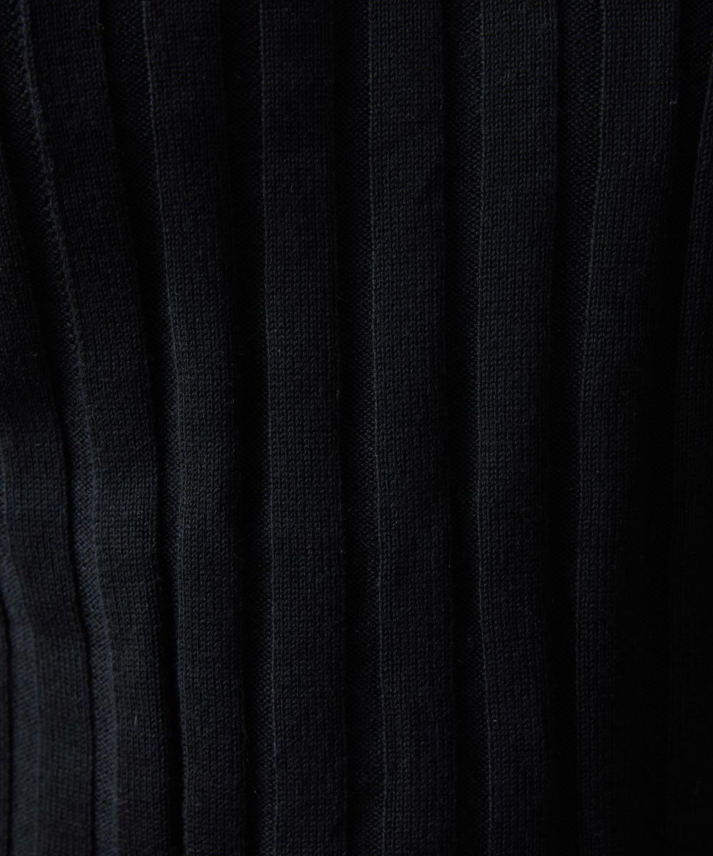 MNFAV01170 MICHEL KLEIN HOMME(ミッシェルクラン オム) グラデーションVネックニット ブラック