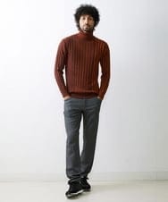 MNFAV02180 MICHEL KLEIN HOMME(ミッシェルクラン オム) グラデーションタートルネックニット オレンジ