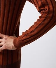 MNFAV02180 MICHEL KLEIN HOMME(ミッシェルクラン オム) グラデーションタートルネックニット オレンジ