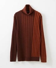 MNFAV02180 MICHEL KLEIN HOMME(ミッシェルクラン オム) グラデーションタートルネックニット オレンジ