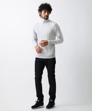 MNFAV02180 MICHEL KLEIN HOMME(ミッシェルクラン オム) グラデーションタートルネックニット ホワイト
