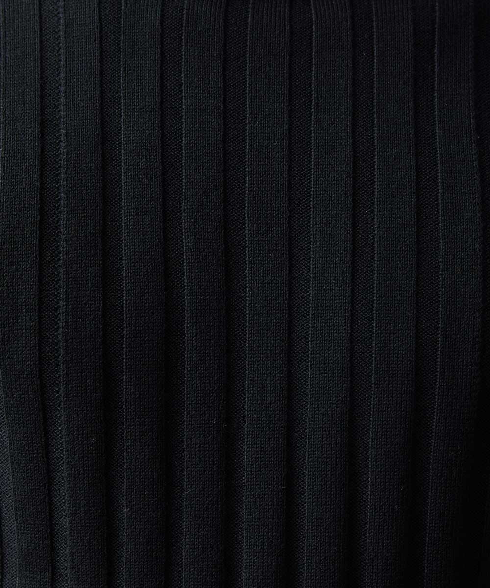 MNFAV02180 MICHEL KLEIN HOMME(ミッシェルクラン オム) グラデーションタートルネックニット ブラック