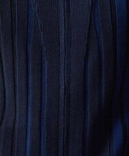 MNFAV03200 MICHEL KLEIN HOMME(ミッシェルクラン オム) 【2023年モデル】グラデーションニットZIPアップカーディガン ネイビー(57)