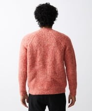 MNFAV07290 MICHEL KLEIN HOMME(ミッシェルクラン オム) ウールブレンドクルーネックニット オレンジ
