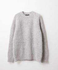 MNFAV07290 MICHEL KLEIN HOMME(ミッシェルクラン オム) ウールブレンドクルーネックニット ライトグレー