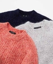 MNFAV07290 MICHEL KLEIN HOMME(ミッシェルクラン オム) ウールブレンドクルーネックニット ライトグレー