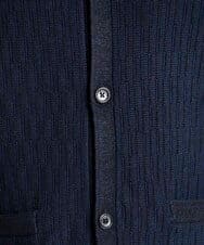 MNFAV12200 MICHEL KLEIN HOMME(ミッシェルクラン オム) 矢羽根柄 カーディガン ネイビー