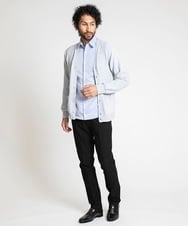 MNFAV12200 MICHEL KLEIN HOMME(ミッシェルクラン オム) 矢羽根柄 カーディガン ホワイト