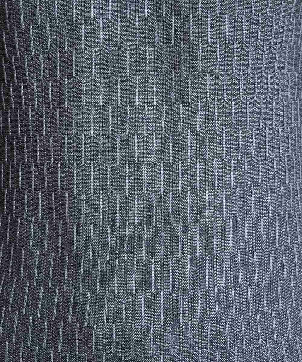 MNFAV13190 MICHEL KLEIN HOMME(ミッシェルクラン オム) 矢羽根柄 タートルネックニット ダークグレー