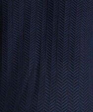 MNFAV15190 MICHEL KLEIN HOMME(ミッシェルクラン オム) ヘリンボンクルーネックニット ネイビー
