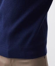 MNFCC62210 MICHEL KLEIN HOMME(ミッシェルクラン オム) リブ編みハーフジップニット ネイビー