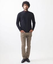 MNFCC65210 MICHEL KLEIN HOMME(ミッシェルクラン オム) ハイゲージクルーネック長袖ニット ブラック