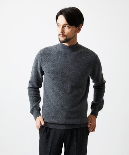 MNFCD60330 MICHEL KLEIN HOMME カシミアモックネックニット