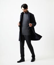 MNFCD60330 MICHEL KLEIN HOMME(ミッシェルクラン オム) カシミアモックネックニット ダークグレー