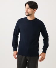 MNFCD61330 MICHEL KLEIN HOMME(ミッシェルクラン オム) カシミアタートルネックニット ネイビー