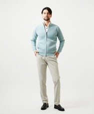 MNFCF50230 MICHEL KLEIN HOMME(ミッシェルクラン オム) スタンドカラ―ニットカーディガン グリーン