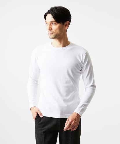 MNFCF59210 MICHEL KLEIN HOMME モワール　クルーネックニット