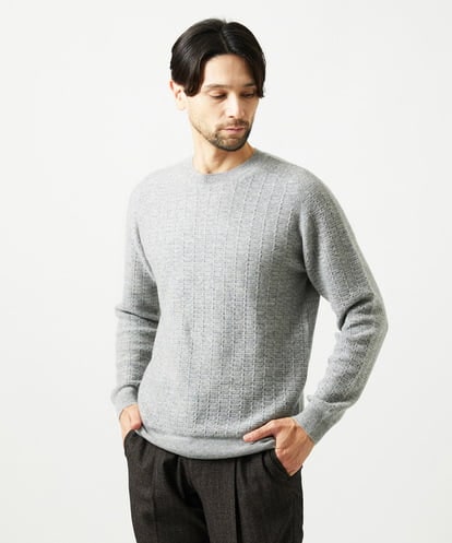 MNFCG60390 MICHEL KLEIN HOMME カシミヤクルーネックニット