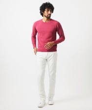 MNFDC50200 MICHEL KLEIN HOMME(ミッシェルクラン オム) クラシカルクルーネックニット ピンク