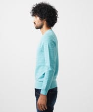 MNFDC50200 MICHEL KLEIN HOMME(ミッシェルクラン オム) クラシカルクルーネックニット グリーン