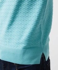 MNFDC50200 MICHEL KLEIN HOMME(ミッシェルクラン オム) クラシカルクルーネックニット グリーン