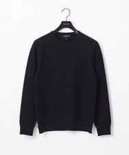 MNFDC50200 MICHEL KLEIN HOMME(ミッシェルクラン オム) クラシカルクルーネックニット ブラック