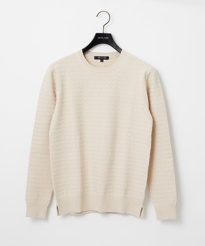 MNFDF50200 MICHEL KLEIN HOMME クラシカルクルーネックニット