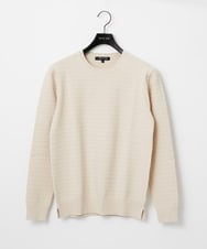 MNFDF50200 MICHEL KLEIN HOMME(ミッシェルクラン オム) クラシカルクルーネックニット ベージュ