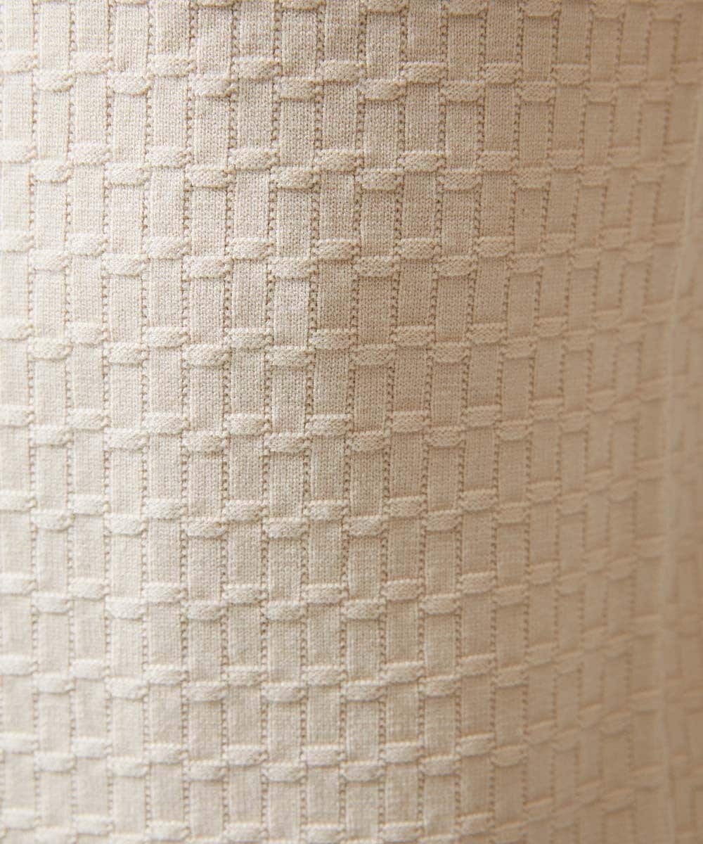 MNFDF50200 MICHEL KLEIN HOMME(ミッシェルクラン オム) クラシカルクルーネックニット ベージュ