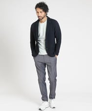 MNFGV53590 MICHEL KLEIN HOMME(ミッシェルクラン オム) ニットジャケット ネイビー