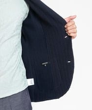 MNFGV53590 MICHEL KLEIN HOMME(ミッシェルクラン オム) ニットジャケット ネイビー