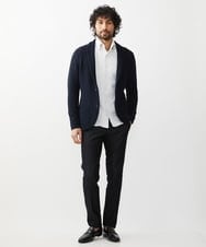 MNFGV53590 MICHEL KLEIN HOMME(ミッシェルクラン オム) ニットジャケット ネイビー