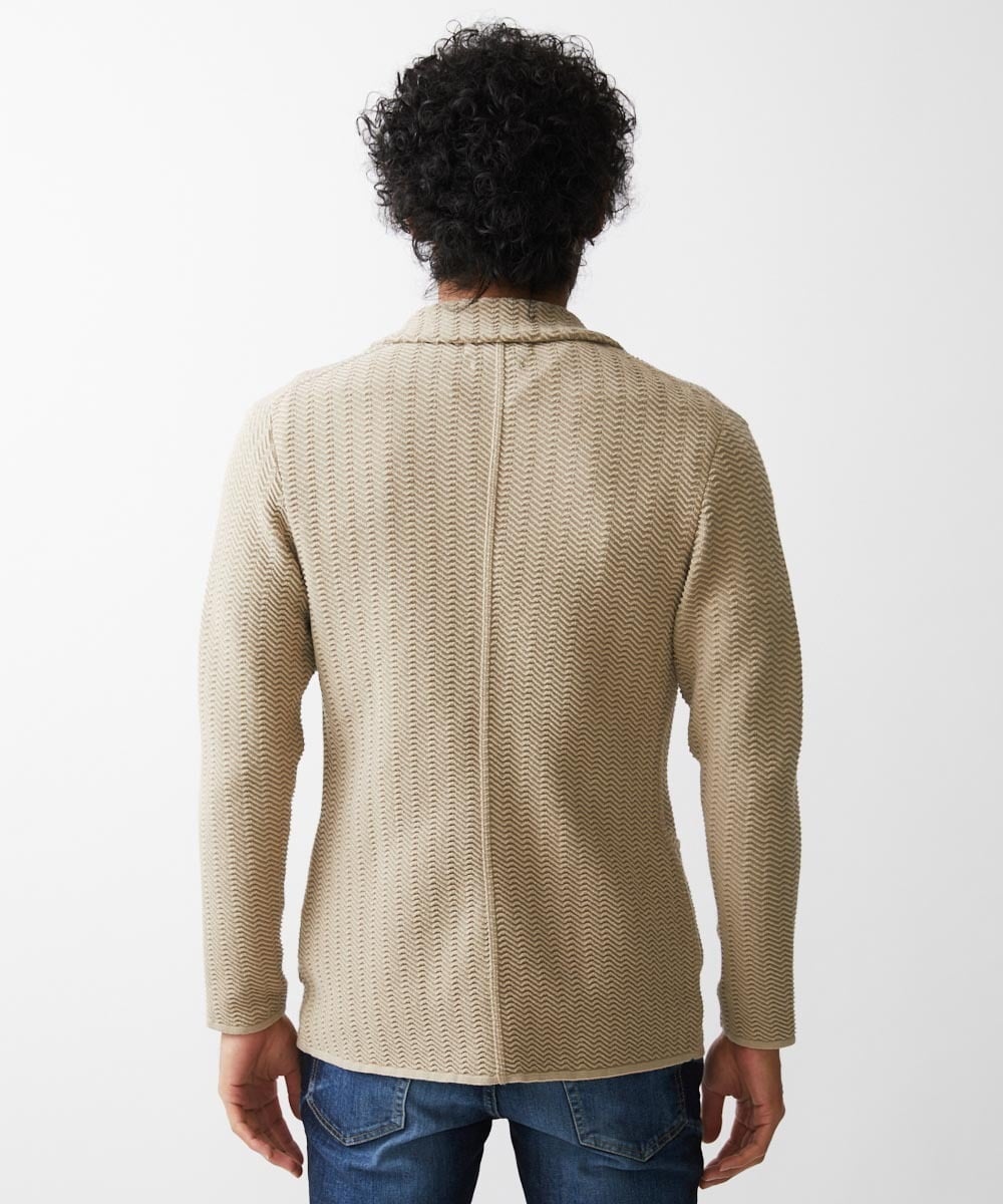 MNFGV53590 MICHEL KLEIN HOMME(ミッシェルクラン オム) ニットジャケット ベージュ