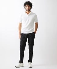 MNFGX54230 MICHEL KLEIN HOMME(ミッシェルクラン オム) 半袖ニットポロシャツ ホワイト