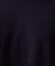 MNFGX55200 MICHEL KLEIN HOMME(ミッシェルクラン オム) ボーダー柄半袖ニットカットソー ネイビー