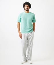 MNFHC54210 MICHEL KLEIN HOMME(ミッシェルクラン オム) モノグラム柄半袖ニット カーキ