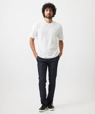 MNFHC54210 MICHEL KLEIN HOMME(ミッシェルクラン オム) モノグラム柄半袖ニット ホワイト