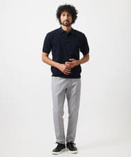 MNFHC55230 MICHEL KLEIN HOMME(ミッシェルクラン オム) ニットポロシャツ ネイビー