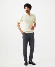 MNFHC55230 MICHEL KLEIN HOMME(ミッシェルクラン オム) ニットポロシャツ アイボリー