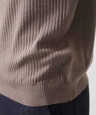 MNFHC55230 MICHEL KLEIN HOMME(ミッシェルクラン オム) ニットポロシャツ ベージュ