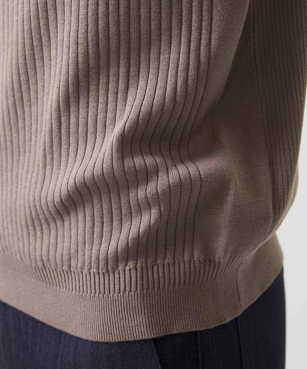 MNFHC55230 MICHEL KLEIN HOMME(ミッシェルクラン オム) ニットポロシャツ ベージュ