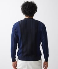 MNFHV56360 MICHEL KLEIN HOMME(ミッシェルクラン オム) 《日本製》和紙カーディガン ネイビー