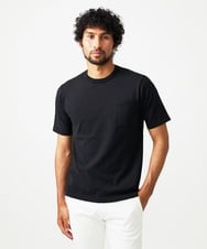 MNFJC52210 MICHEL KLEIN HOMME(ミッシェルクラン オム) 半袖ニットTシャツ ブラック