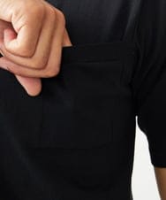 MNFJC52210 MICHEL KLEIN HOMME(ミッシェルクラン オム) 半袖ニットTシャツ ブラック
