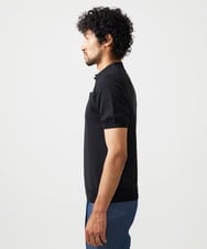 MNFJC53230 MICHEL KLEIN HOMME(ミッシェルクラン オム) 半袖ニットポロシャツ ブラック