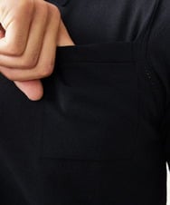 MNFJC53230 MICHEL KLEIN HOMME(ミッシェルクラン オム) 半袖ニットポロシャツ ブラック