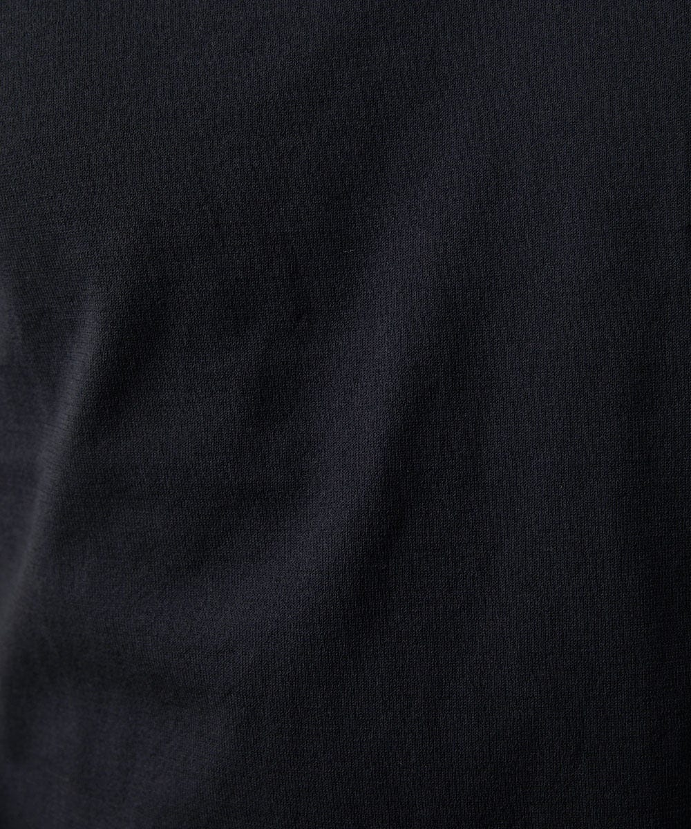 MNFJC53230 MICHEL KLEIN HOMME(ミッシェルクラン オム) 半袖ニットポロシャツ ブラック